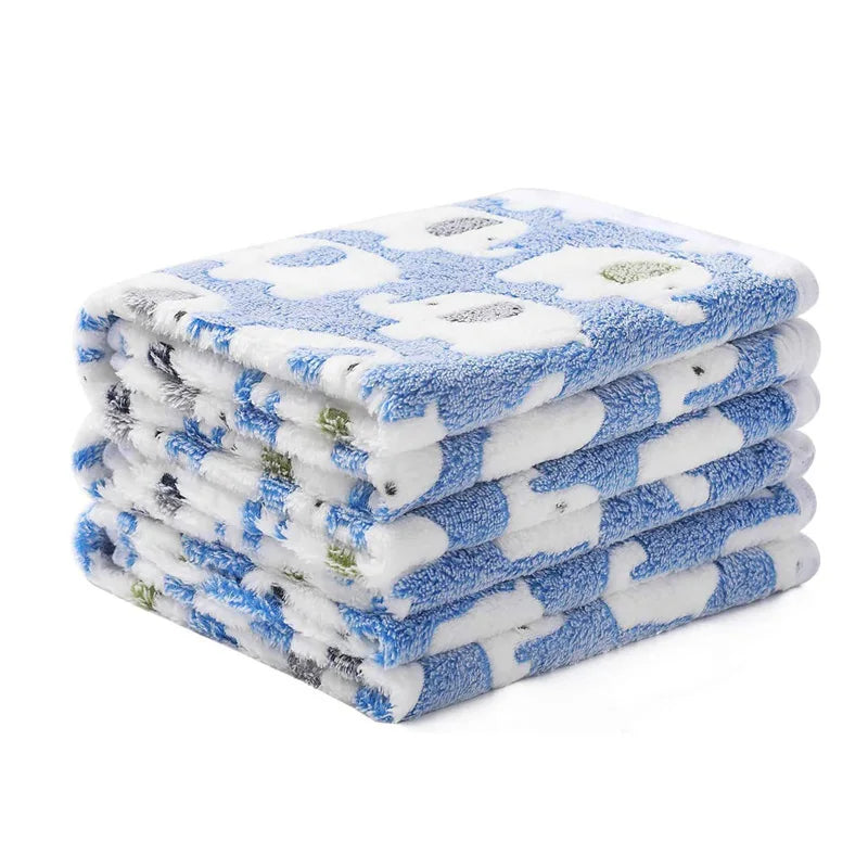 Soft Fluffy Travel Pet Blanket Mat For Dogs And Cats
