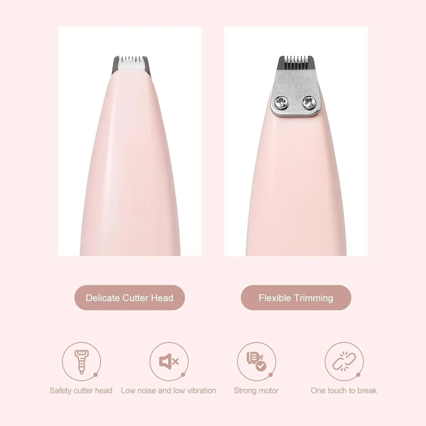 Low Noise Rechargeable Pet Shaver for Cats and Dogs