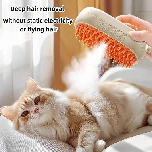 3 In 1 Electric Cat Hair Brush For Professional Grooming