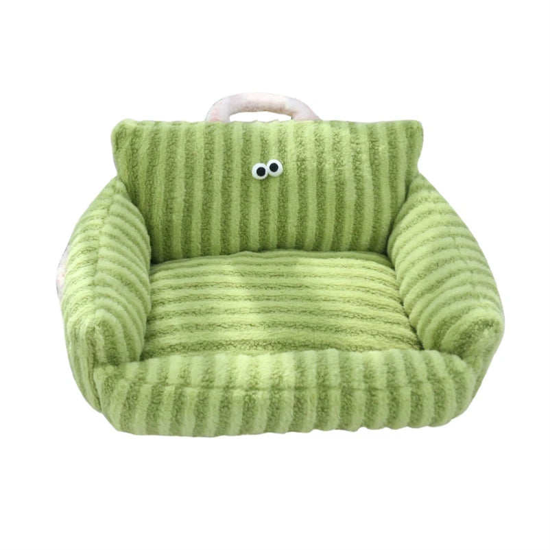 NONECN Puppy Sofa Kennel Winter Warm Pet Nest Bed Mat