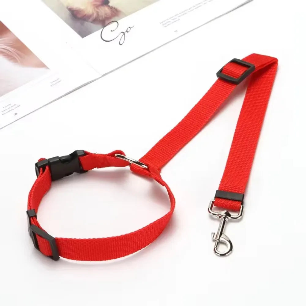 NONECN Two In One PetCare Car Seat Belt Leash Harness