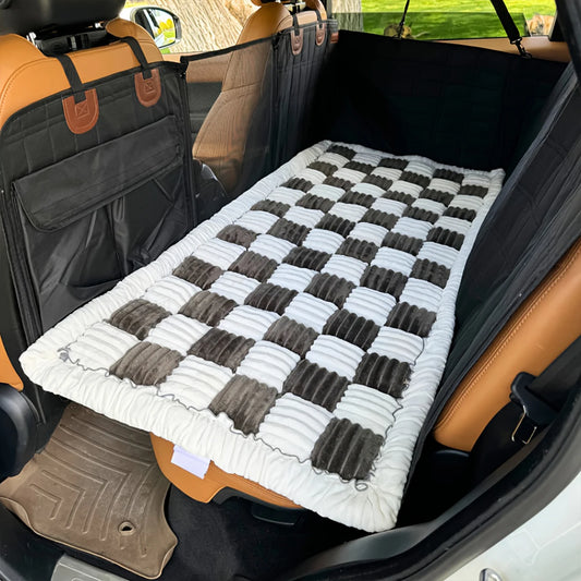 PETRAVELCN Dog Bed Mat for Car Seat Cover Fleece Washable