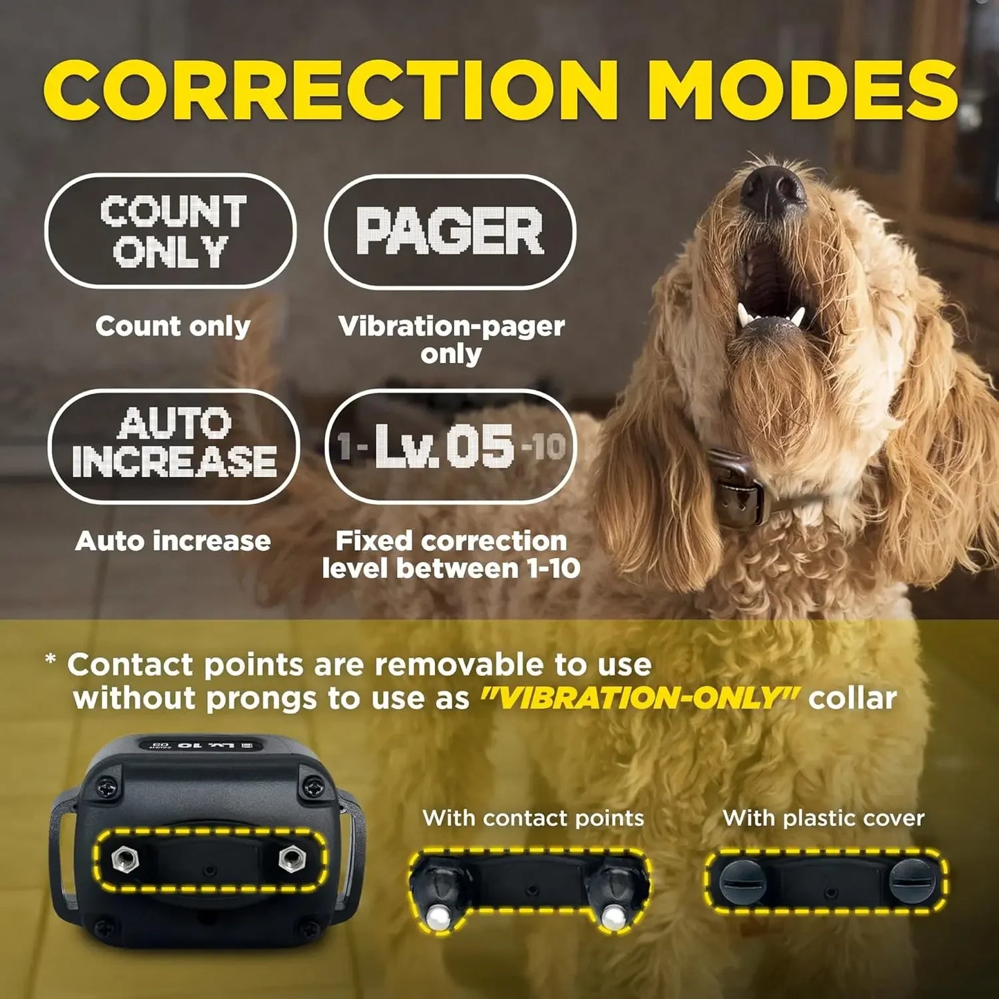 Smart NOBARK Bark Detection ECollar With App Alerts and Range