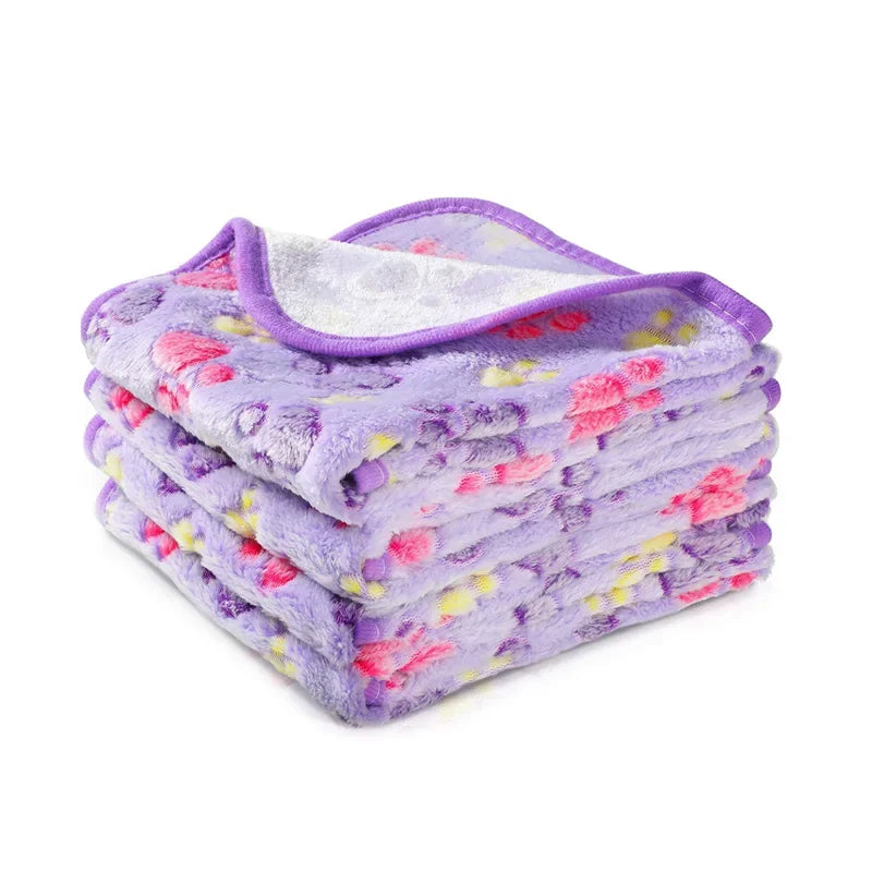 Soft Fluffy Travel Pet Blanket Mat For Dogs And Cats