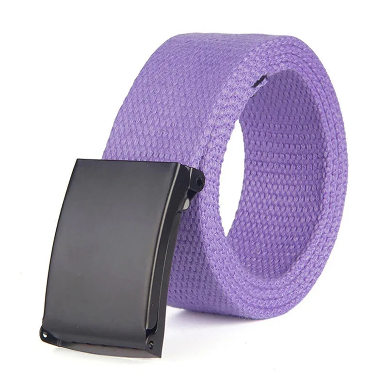 Military Men Belt 2024 Army Belts Adjustable Belt Men Outdoor Travel Tactical Waist Belt with Plastic Buckle for Pants 120cm