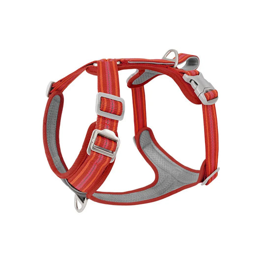 Car Safety Dog Harness with Dual Handle, Quick Release Buckle & No-Pull Design, Reflective Adjustable for All Sizes Dogs