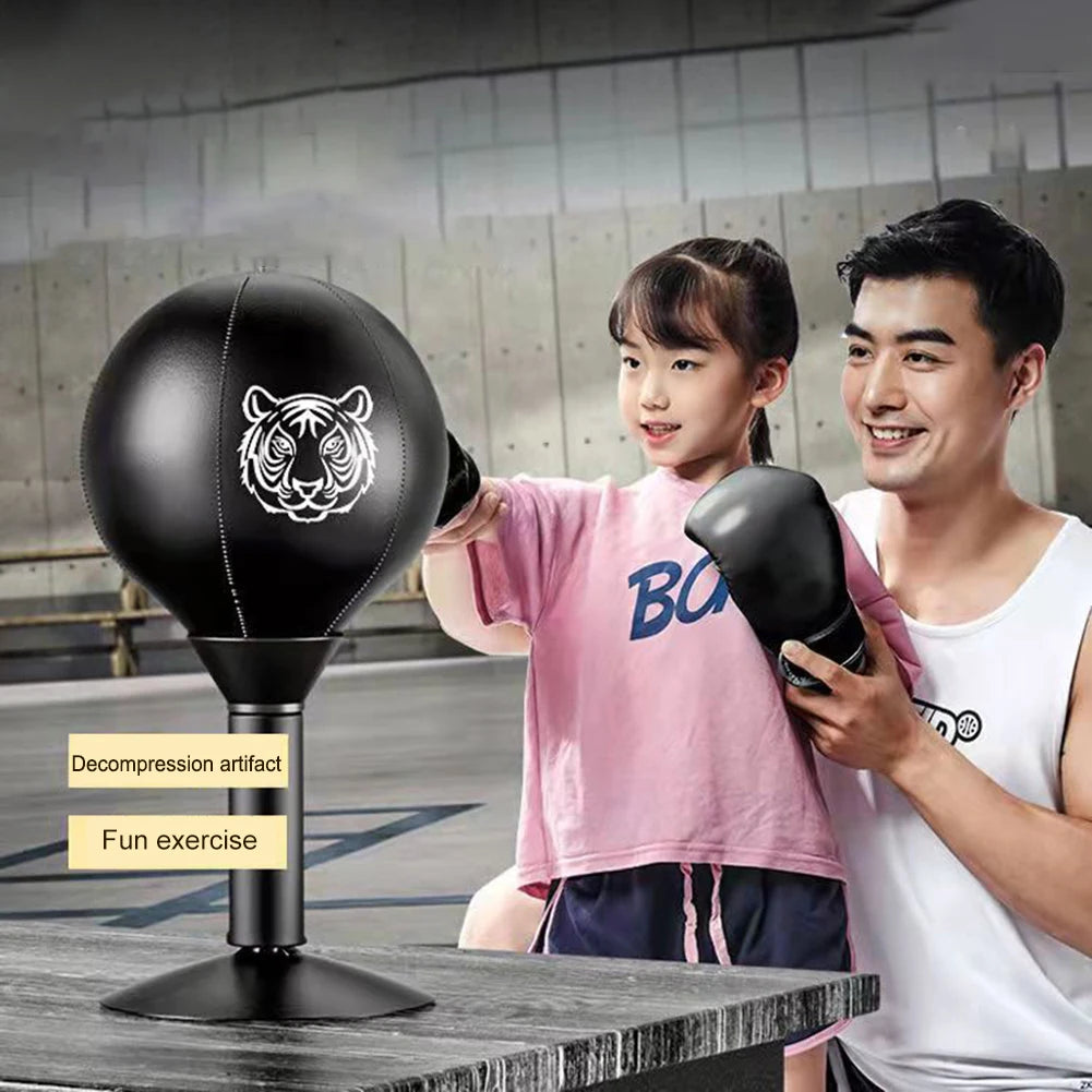 Speed Training Punching Bag With Strong Suction Cups Stress Relief Desktop Boxing Ball Muay Tai MMA Fighting Exercise Punch Ball