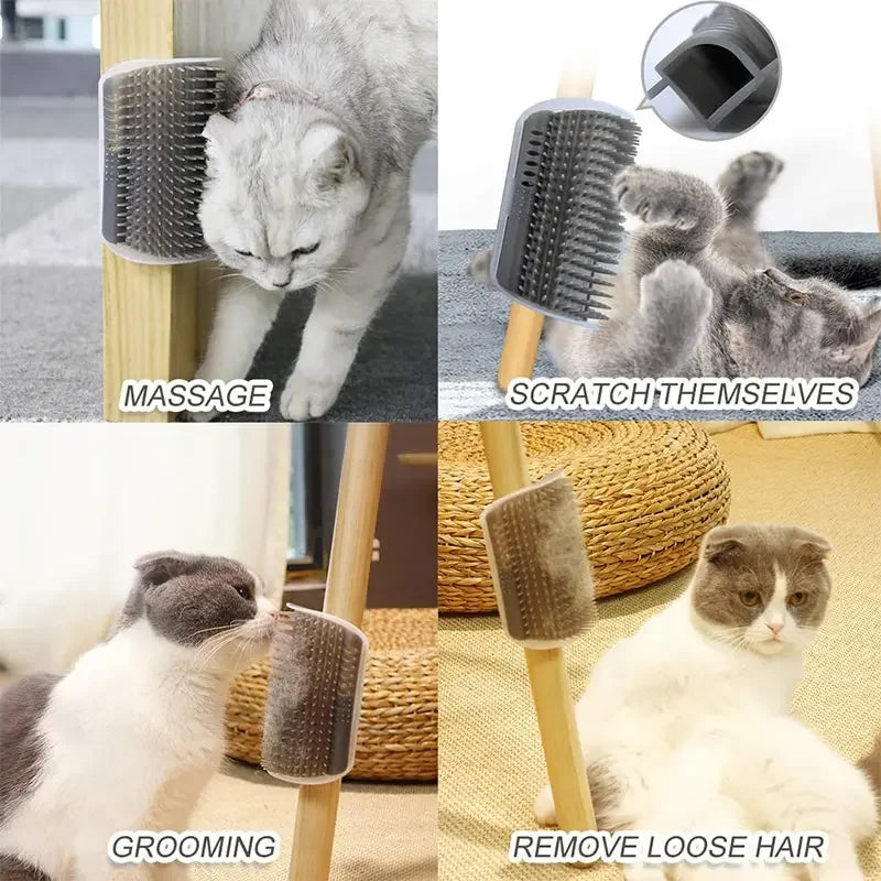 Cat Scratcher Massage Comb for Grooming and Hair Removal