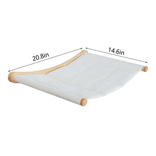 PETRAVELCN Cat Wall Mounted Four-Step Climbing Shelf Sisal Scratching Post