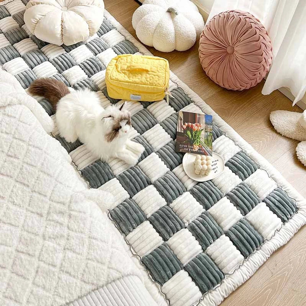 PETRAVELCN Dog Bed Mat for Car Seat Cover Fleece Washable