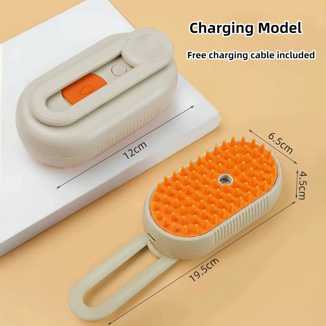 3 In 1 Electric Cat Hair Brush For Professional Grooming