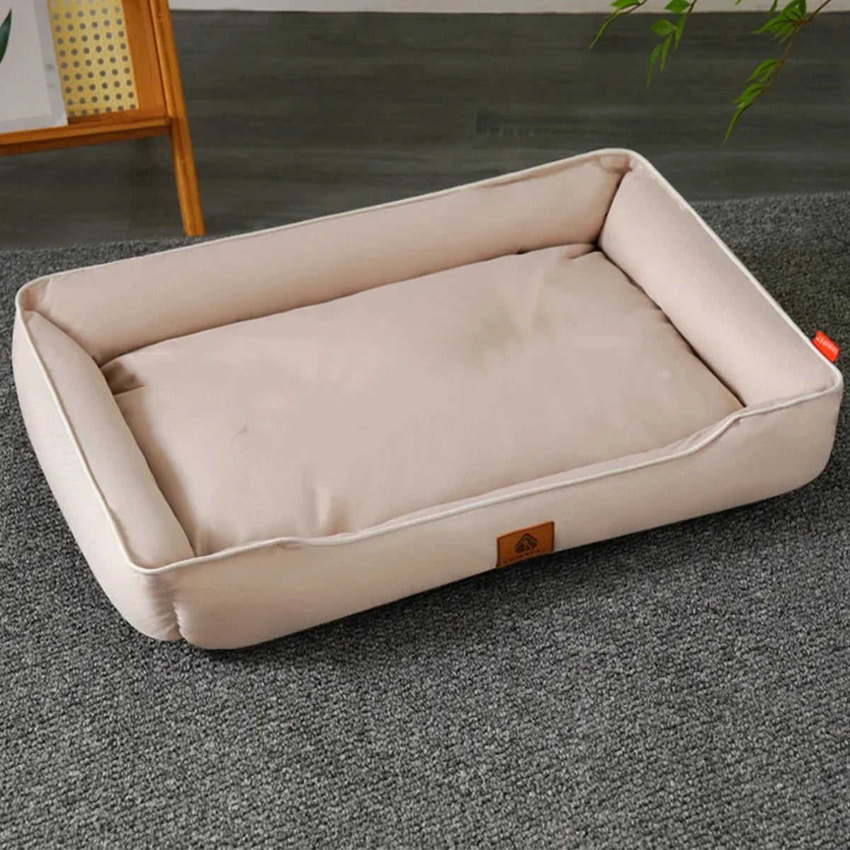 All Season Square Dog Bed Cushion Waterproof Durable
