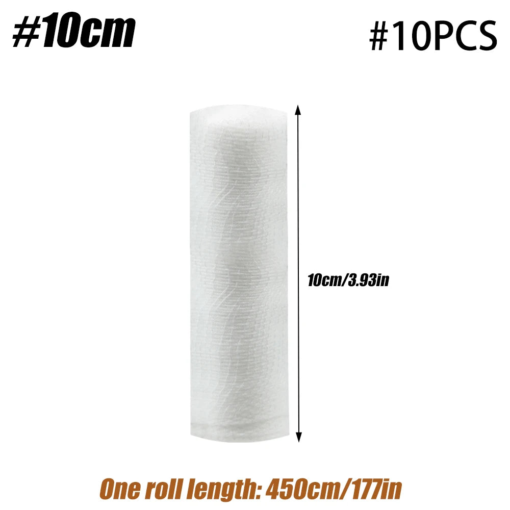 4 Rolls Premium Gauze Rolls ,Stretch Gauze Bandage - Super Soft Woven Stretch Gauze Bandages for Primary Wound Dressing Support