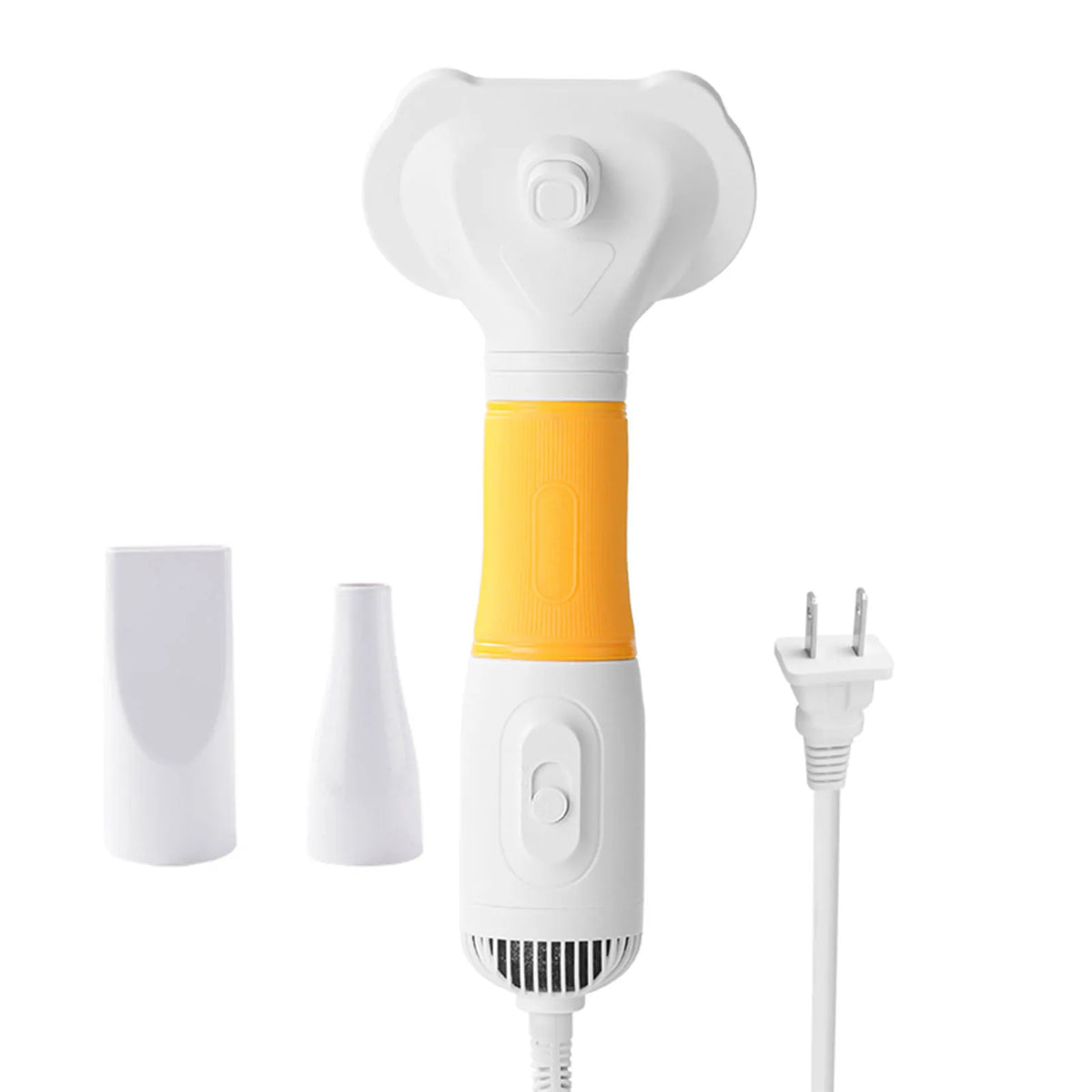 Pet Hair Dryer with Slicker Brush Low Noise 600W 3 Temperature Adjustable 3 in 1 Grooming Dog Blow Dryer for Cats Cat Hair Dryer