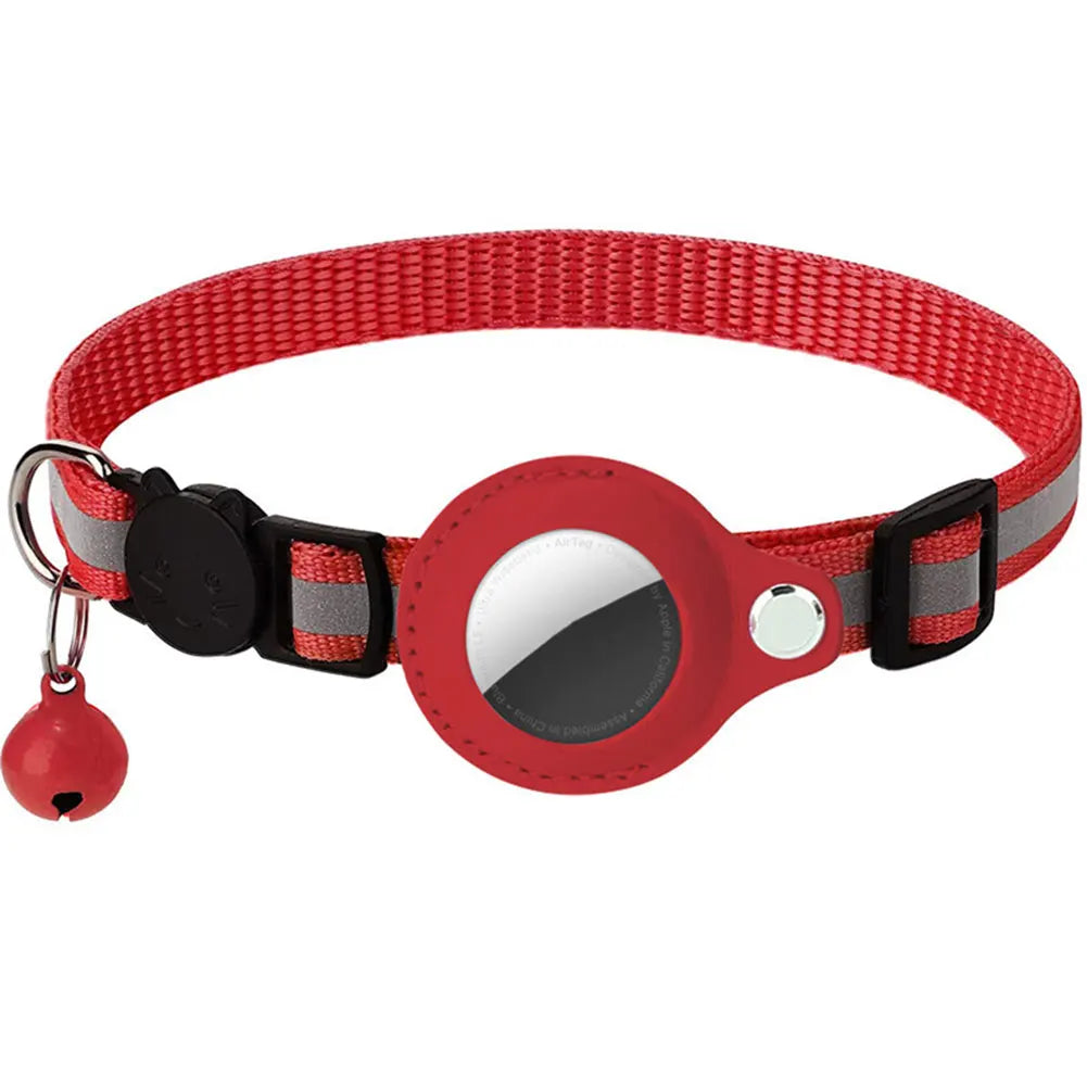 ALLOYSEED AirTag Cat Collar Reflective Safety Buckle Kitten Collar