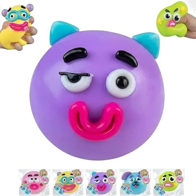 Curiosities Dog Face Swap Squishy Toy, Popular Smushers Squishy, Soft Moldable Cute Slow Rise Squeeze Toy,Relaxing Sensory Anxie