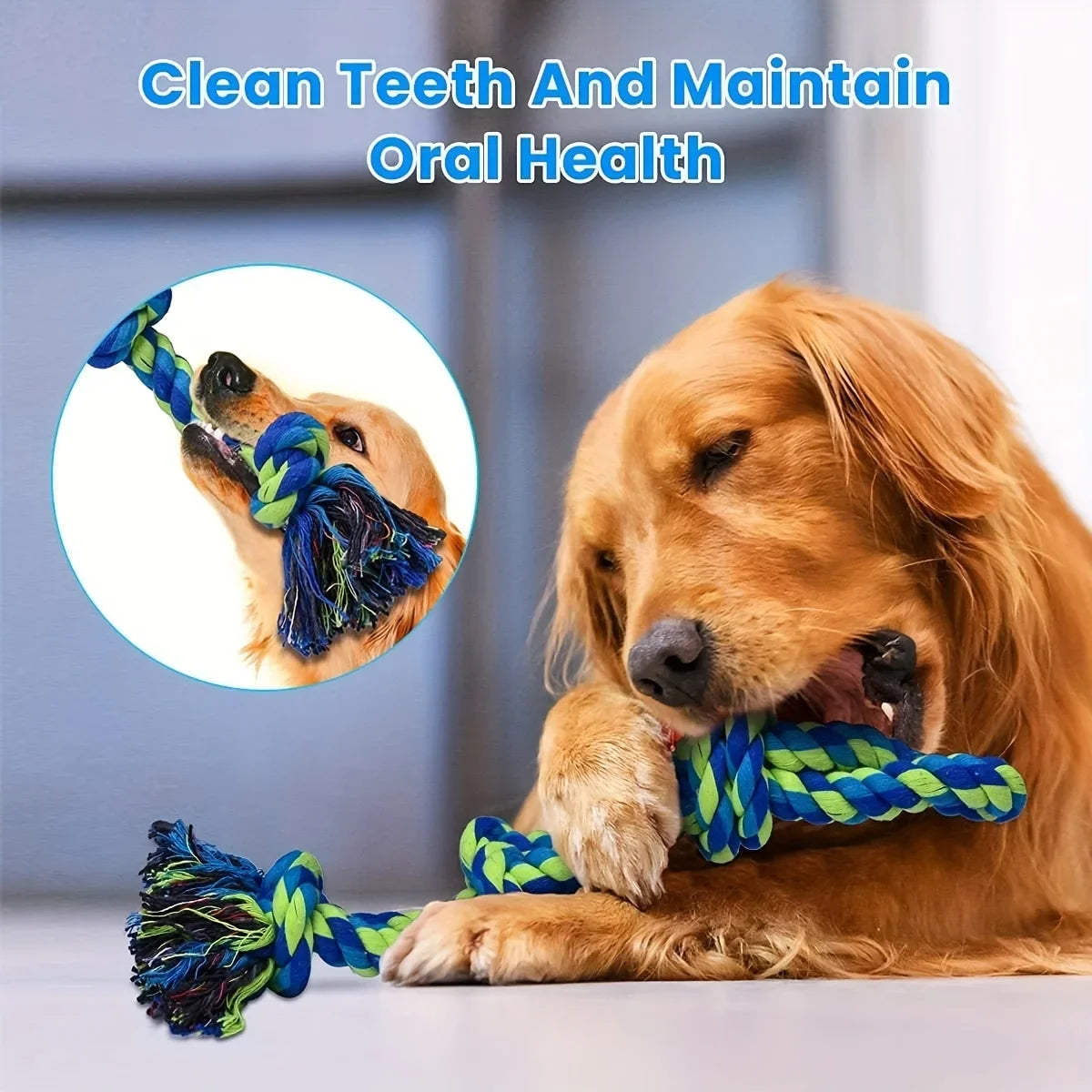 Knot Dog Toys Indestructible Durable Tug of War Chew Toys