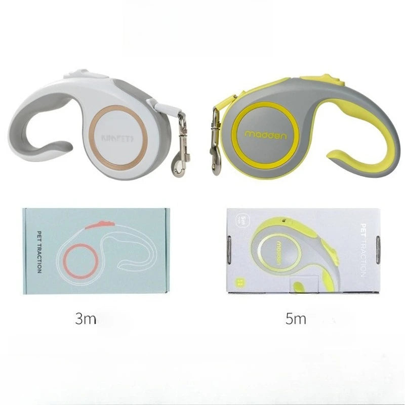 Retractable Dog Leash Hands-Free Design For Walking Outdoors