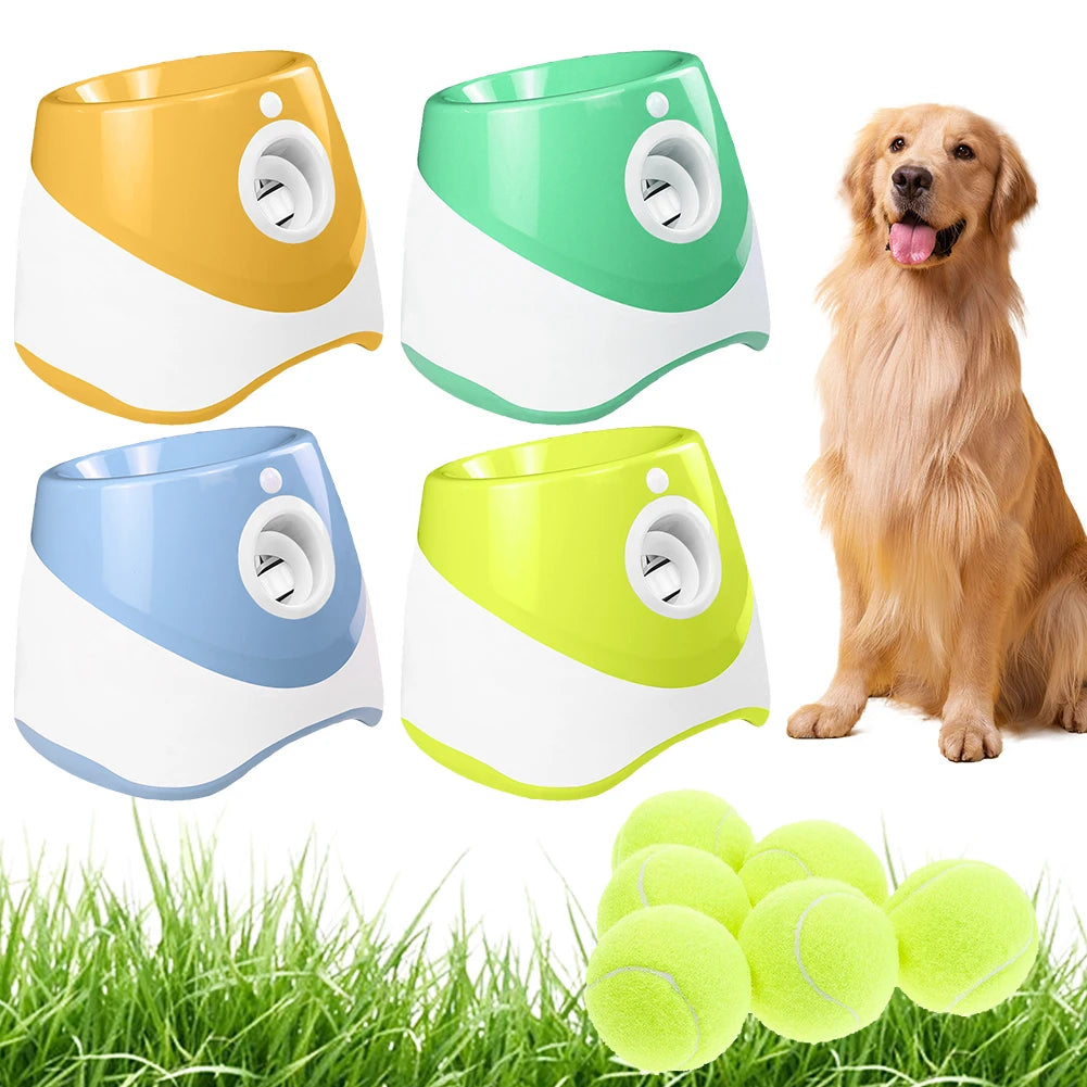 Alloet Automatic Dog Ball Launcher Toy for Interactive Play