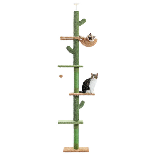 PAWZ Road Five Tier Cactus Cat Tower With Scratching Post