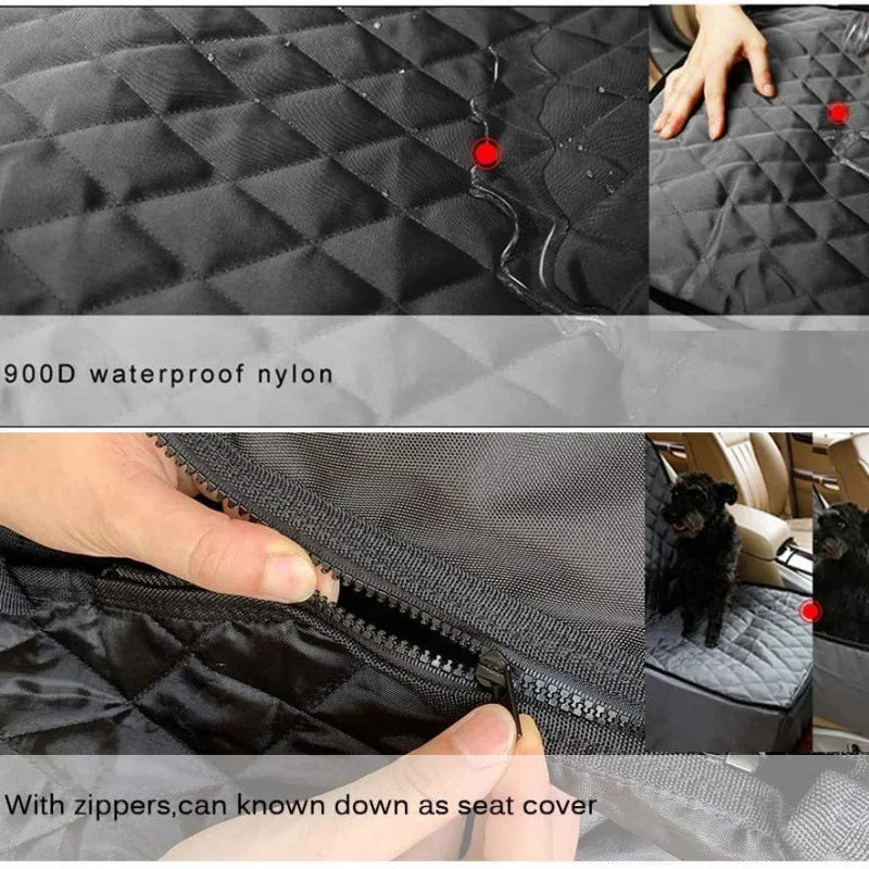 Pet Dog cat Seat Cushion Anti-dirty Waterproof Dog Car Cushion Foldable Car Seat Protection Cover Removable Dog Seat Cushion