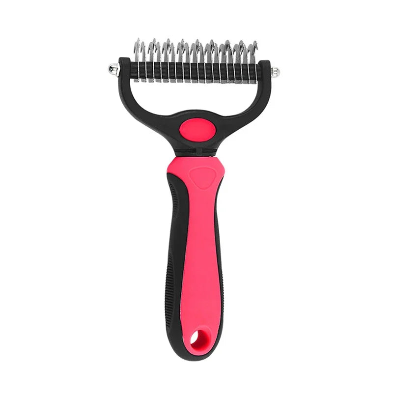 Pet Deshedding Brush For Dogs And Cats Self Cleaning Tool