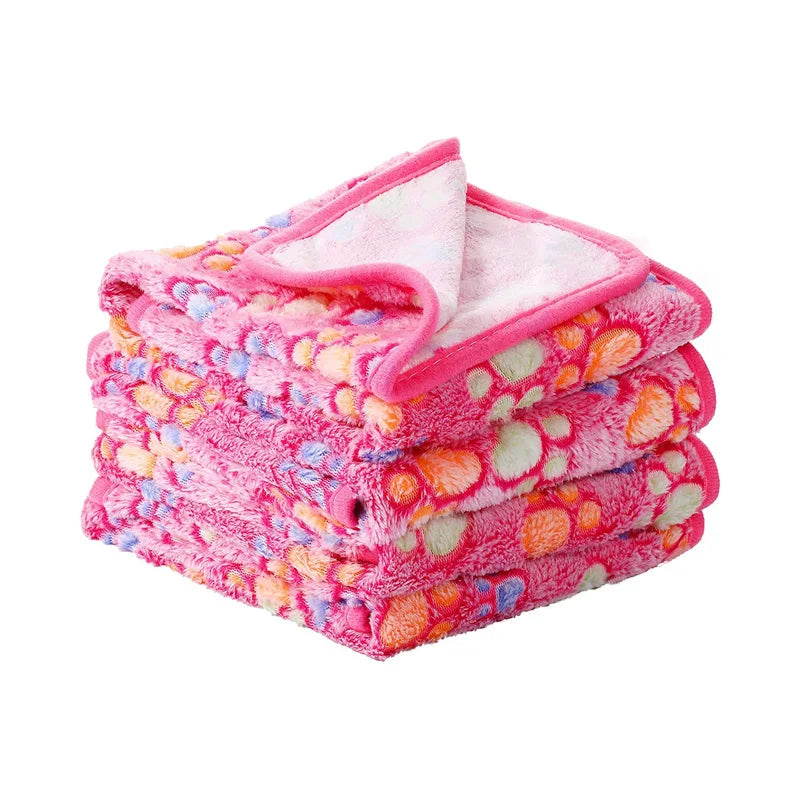 Soft Fluffy Travel Pet Blanket Mat For Dogs And Cats